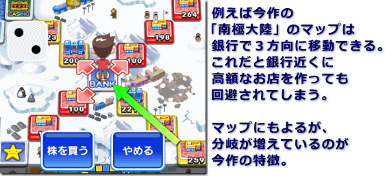 いただきストリート for スマートフォン ルート選択