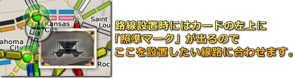 Ticket to Ride（チケットトゥライド）路線設置