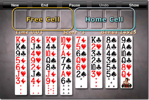 FreeCell（フリーセル）