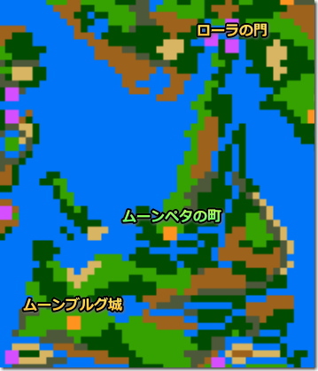 ドラゴンクエスト2 ムーンペタの町