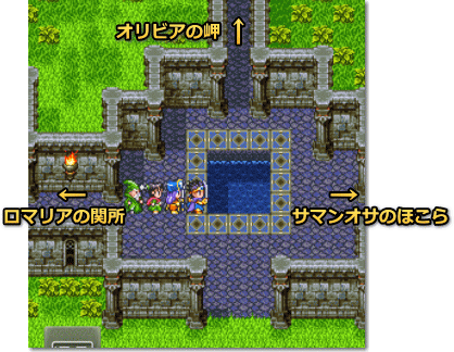 ドラゴンクエスト3 旅の扉のほこらの行き先