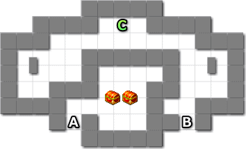 ドラゴンクエスト3 謎の塔 2F 屋内