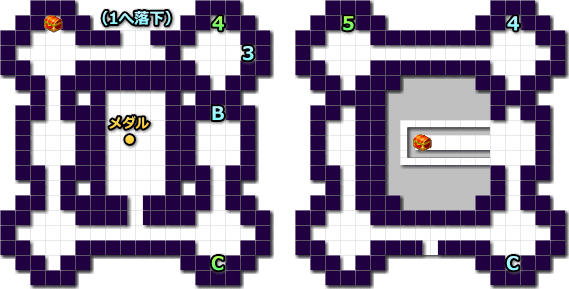 ドラゴンクエスト3 ルビスの塔 3F & 4F