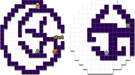 ドラゴンクエスト3 シャンパーニの塔 1F 2F