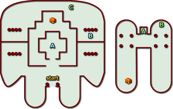 ドラクエ4 第5章 魔神像 1F B1F