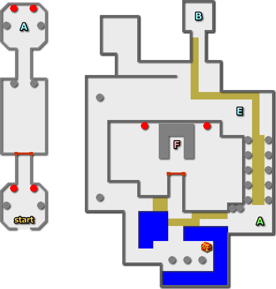 ドラクエ4 第5章 王家の墓 エントランス & B1F