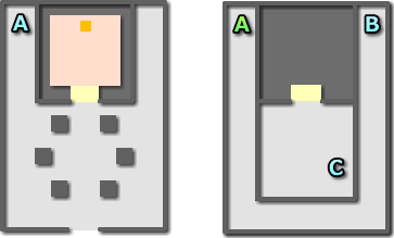 ドラクエ4 第5章 角笛のほこら 1F B1F