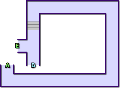 ドラクエ4 第5章 闇の洞窟 B2F~B3F 通路