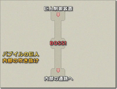 ファイナルファンタジー4　バブイルの巨人 内部の吹き抜け