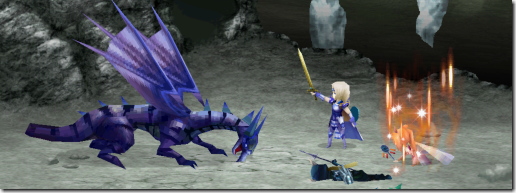 ファイナルファンタジー4 戦闘ワンシーン