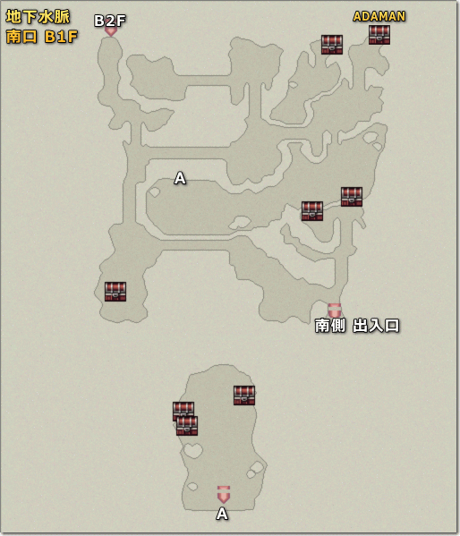 FF4TA カイン編 地下水脈 南口 B1F