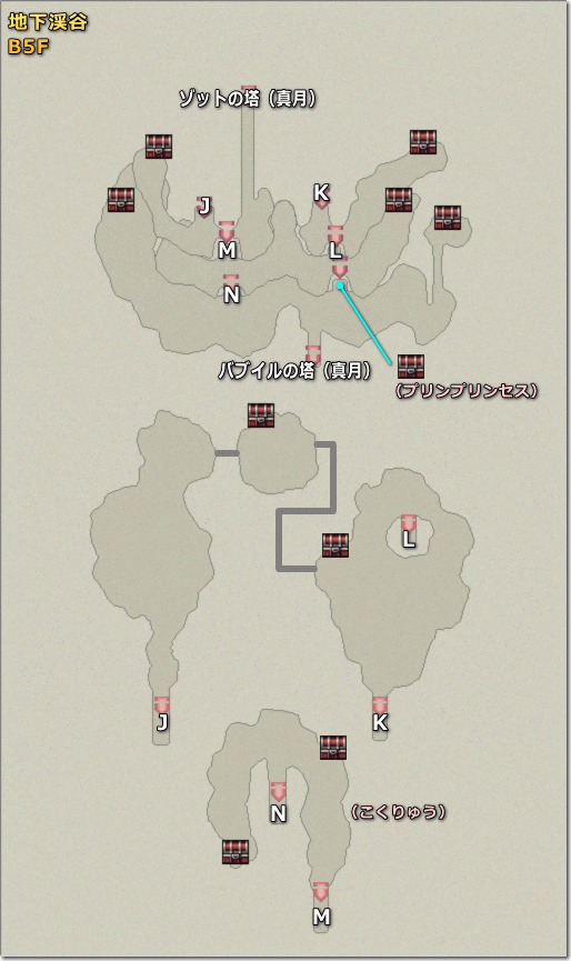 FF4TA 月の帰還 真月 終章 地下渓谷 B5F