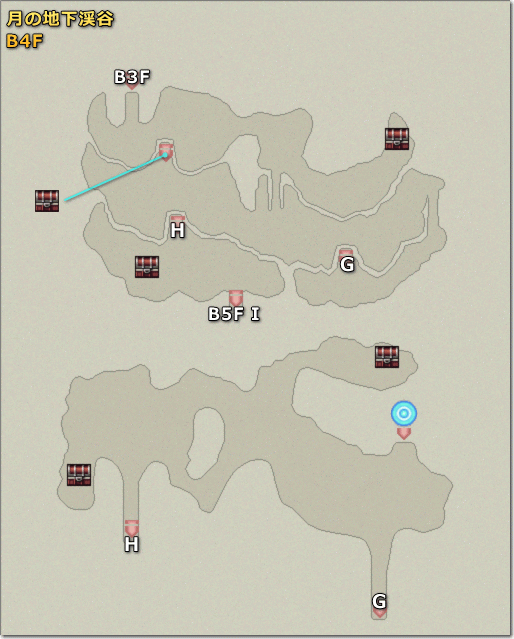 FF4TA 月の帰還 月の民編 月の地下渓谷 B4F