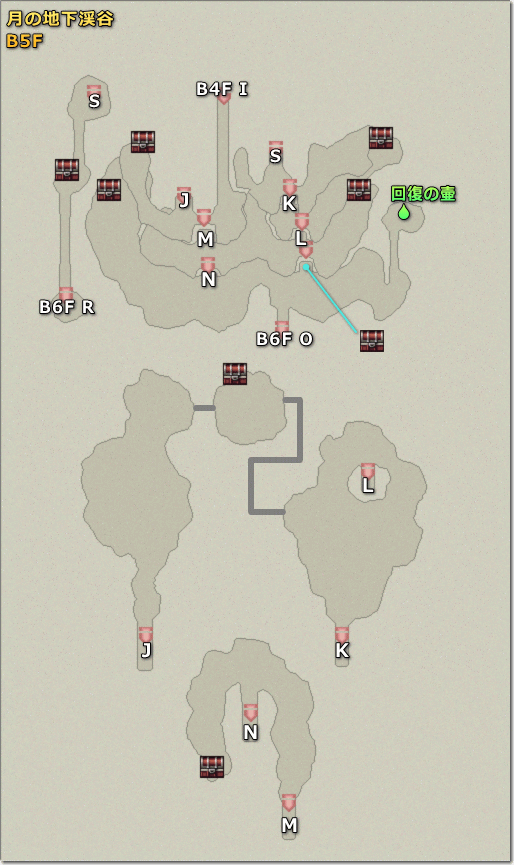 FF4TA 月の帰還 月の民編 月の地下渓谷 B5F