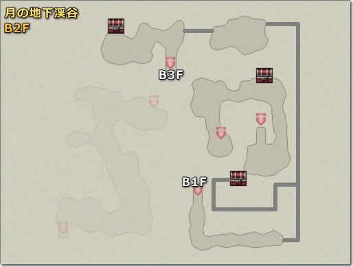 FF4TA 月の帰還 月の民編 月の地下渓谷 B2F