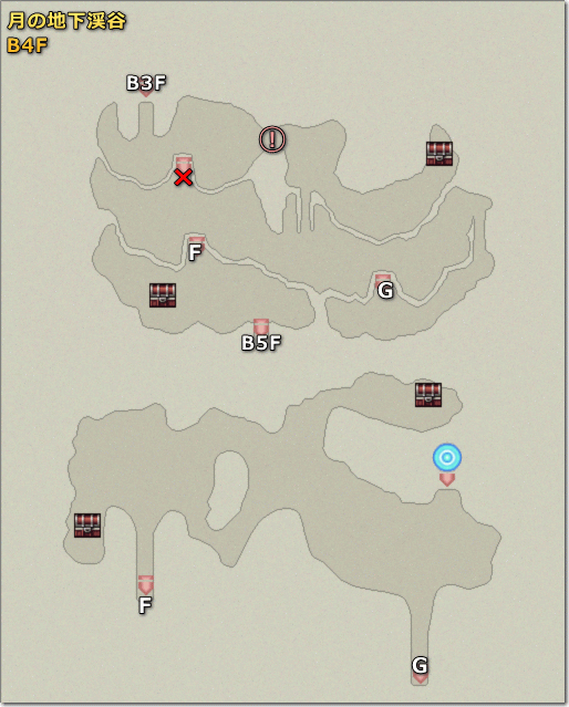 FF4TA 月の帰還 月の民編 月の地下渓谷 B4F