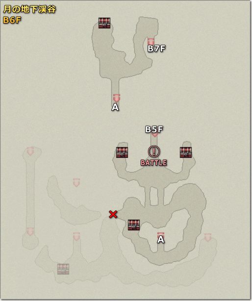 FF4TA 月の帰還 月の民編 月の地下渓谷 B6F