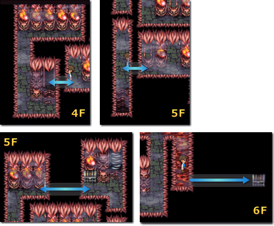 ファイナルファンタジー5　エクスデス城の隠し通路