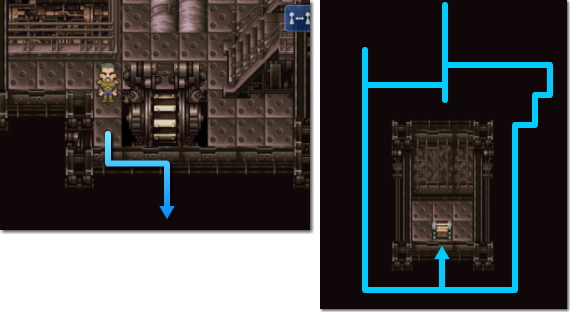 ファイナルファンタジー6　瓦礫の塔　隠し通路