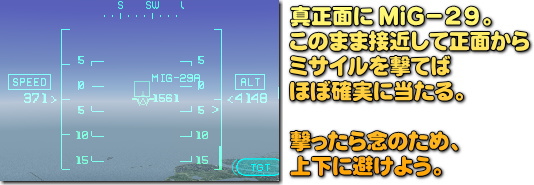 真正面からのすれ違い撃ちは有効。