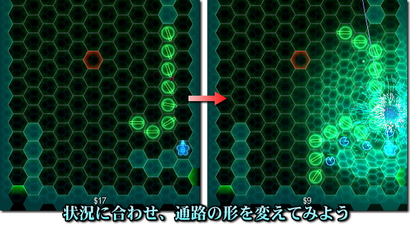 入口と出口を入れ替えてみる手法です