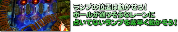 ランプの位置を素早く動かそう！