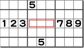 数独例題・足りない数字から解法を求める。