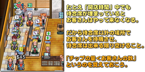 もちろんお客さんが多くなるほど忙しくなりますが・・・
