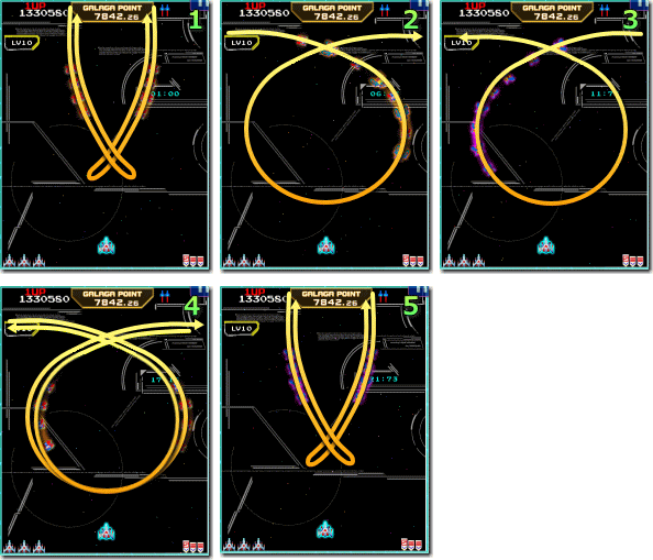 Galaga（ギャラガ）ボーナスステージ7