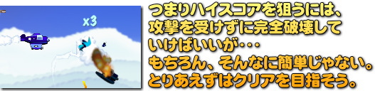 倍率と完全破壊がハイスコアには重要。