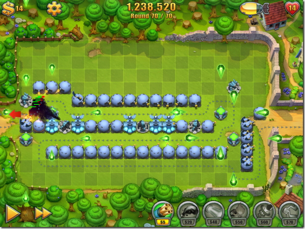 Fieldrunners2（フィールドランナーズ2）草原 Stage 5　HOME ON DERANGE