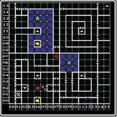 Wizardry外伝 ～戦闘の監獄～ カラムの洞窟 2階