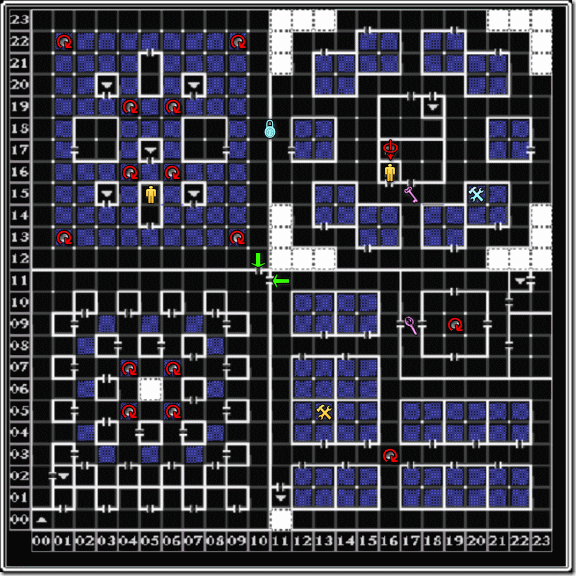 Wizardry外伝 ～戦闘の監獄～ リュードの迷宮 6階