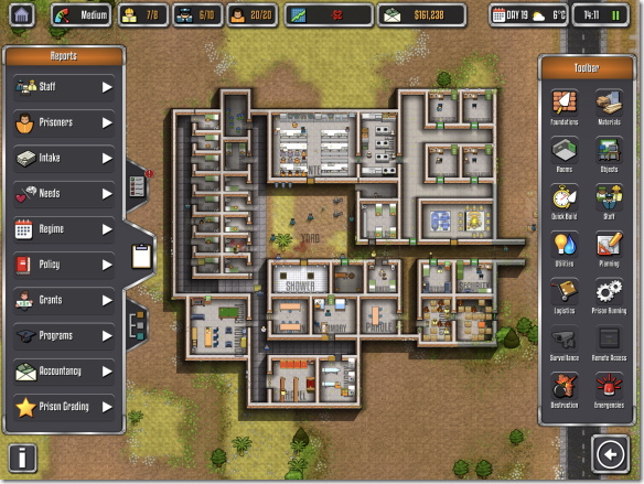 Prison Architect Mobile レビュー最終画面