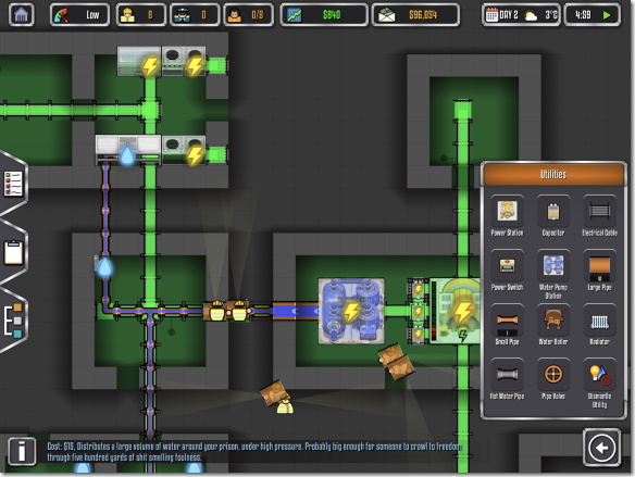 Prison Architect Mobile 太いパイプ