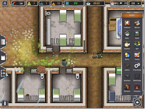 Prison Architect Mobile 最初の囚人