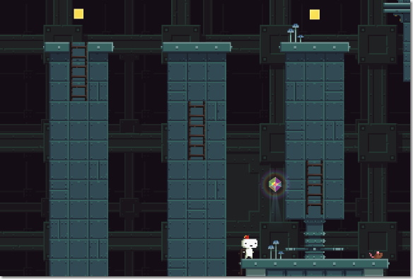 FEZ Pocket Edition　ハシゴ正面