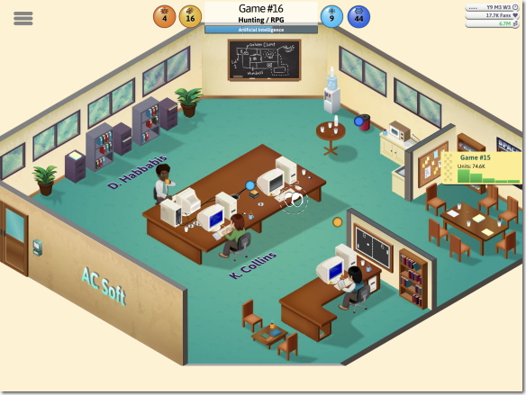 Game Dev Tycoon オフィス1