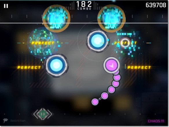 Cytus II　プレイ画面