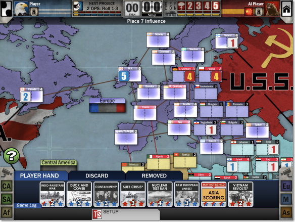 Twilight Struggle（トワイライト ストラグル）　ヨーロッパ