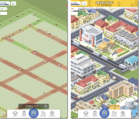 Pocket City　交通渋滞と鉄道